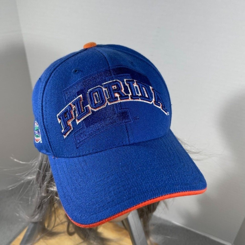 Florida Gators Hat Cap Strap Back Blue Adjustable NCAA Basketball Wool Blend Men
